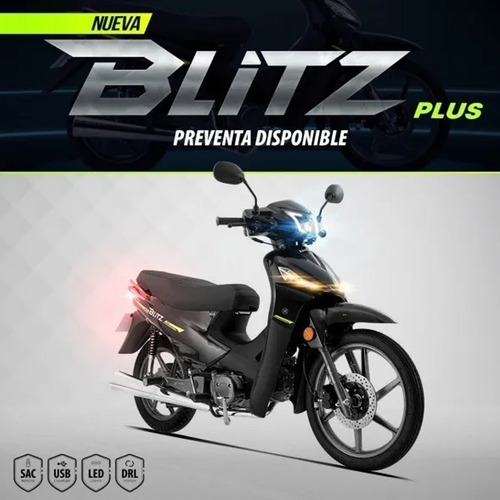 Imagen 12 de 13 de Nueva Motomel Blitz 110 Plus + Led + Usb -0km - Andes Motors