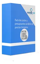 Comprar Pack De Costos Y Presupuestos Analisis De Precios Unitarios
