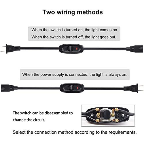 Cable De Extensión Interruptor De Encendido/apagado 10...