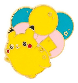 Pin Metalico Diseño Pikachu Globo Fly Pokemon Anime