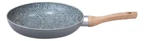 Comprar Sarten Antiadherente Hudson Granito 26 Cm Mango Simil Madera Color Gris granito