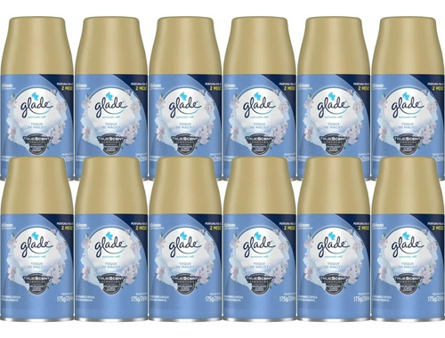 12 Refil Glade Automatic Aroma Ambientes Toque Maciez  269ml