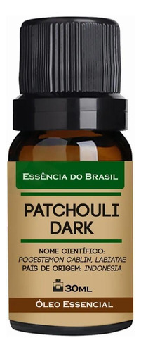 Óleo Essencial De Patchouli Dark 30ml - Puro E Natural