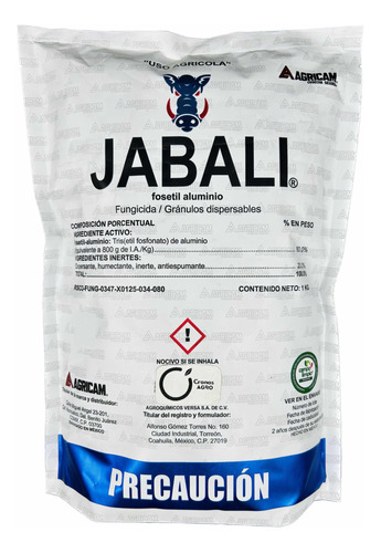 Jabali Fungicida Fosetil Aluminio 1 Kg