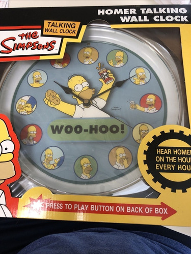 Reloj Simpsons Original Talking Homer_exkarg