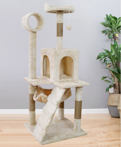 Imagen 6 de 10 de Torre Rascador Casa Torre Animales Para Gatos Grande--abc