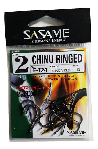 Anzuelo Sasame Chinu Ringed  #2 X 13 U Japones 