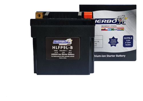 Bateria De Litio 12,8v Hlfp9l-b / 12n7-3b Herbo