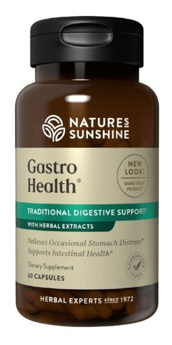 Natures Sunshine - Gastro Health 60 Cápsulas