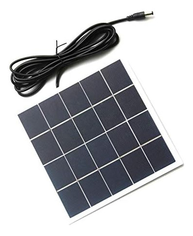 Nuzamas Mini Células De Panel Solar Micro De 5v 4w, Conector