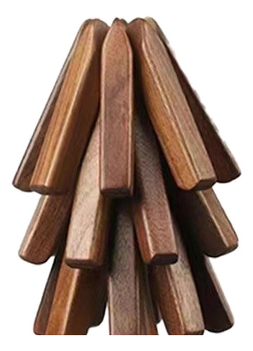 Mantel Individual De Madera Con Escultura, Árbol Del