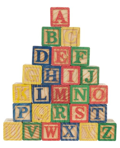 Cubos De Aprendizaje Abc Letras Formas Colores