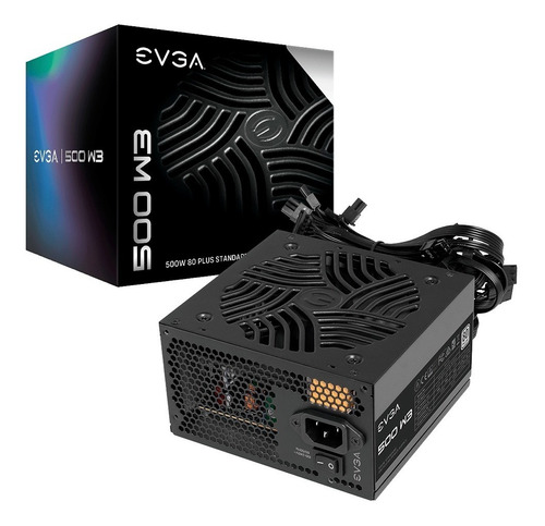 Fuente de alimentación para PC Evga 500 W3 negra 220V
