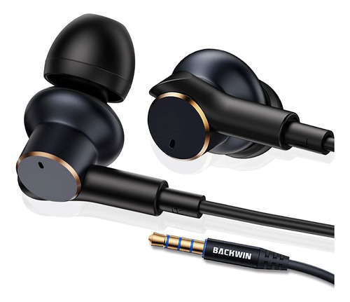 Auriculares Con Cable Backwin Con Cuatro Altavoces Y Micrófo