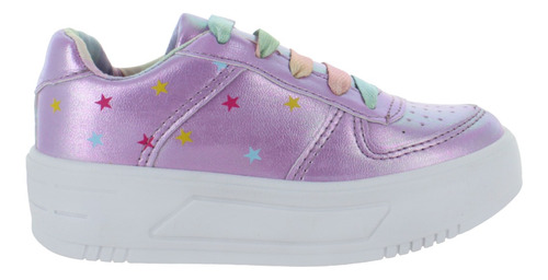 Blasito Tenis Casual Vestir Moda Confort Morado Niña 84839