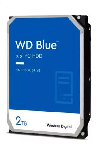 Disco Duro De 2tb Interno Sata Western Digital Blue 7200rpm