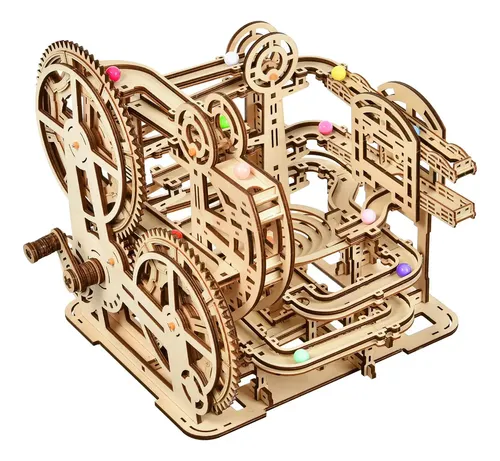 Wood Trick Rompecabezas 3D De Madera Motorizado – Laberinto De Canicas Con Motor Eléctrico, 773 Piezas, Nivel PRO – Modelo Mecánico Para Adultos Y Adolescentes +14 Años – Regalo Original