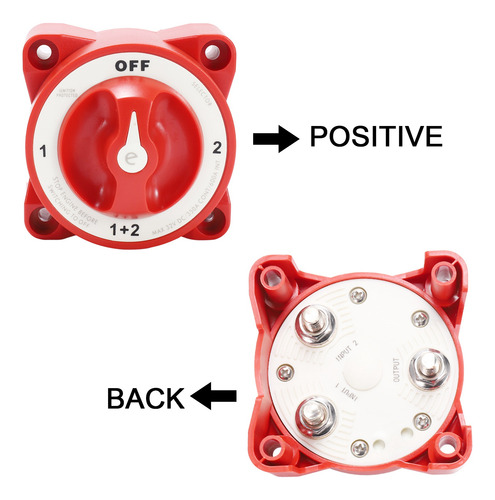 Interruptor Aislador De Batería Doble Para Barcos 9002e, 32