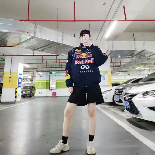 Sudadera Red Bull Navy Formula, Versión Bordad,f1