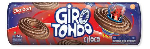 Galletita Okebon Girotondo de chocolate 254 g