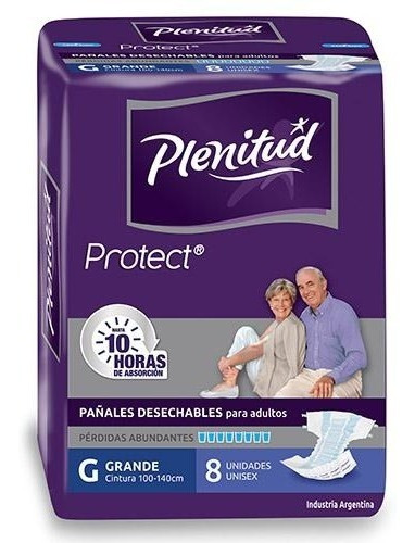 Plenitud Pañal Adultos Descartable Protect G X 8 unidades