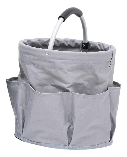 Cesta De Picnic De Gran Capacidad Bolsa De Aseo Para Gris
