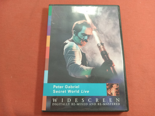 Peter Gabriel  - Secret World Live Dvd  - Ind Arg  A38
