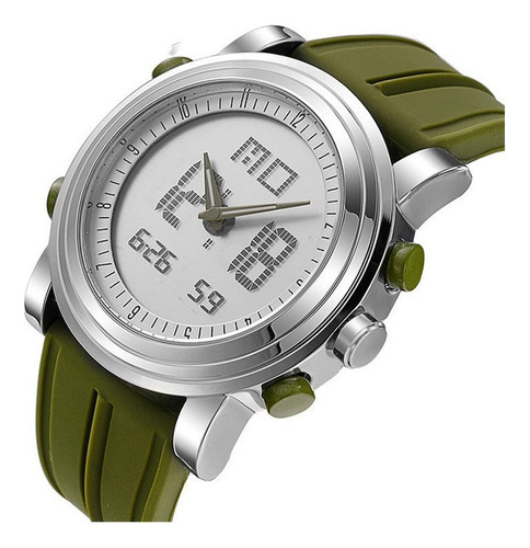 Reloj Luminoso Cronógrafo Moderno Sinobi S9368g