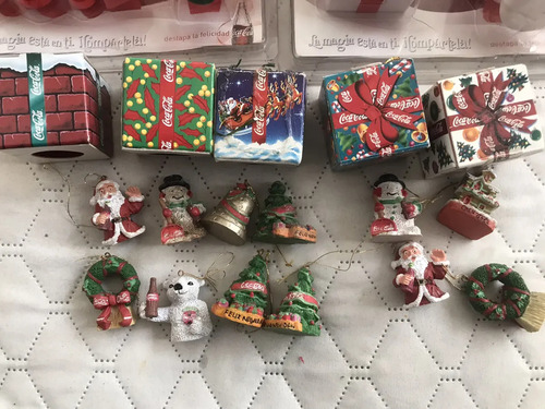 Coca Cola Navidad Coleccion Piezas De Decorines Clasicos (Usado)
