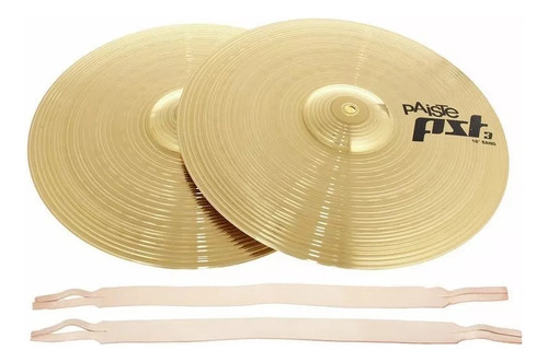 Paiste Pst3 Bc-16p Par Platillos 16 Para Banda Con Correa