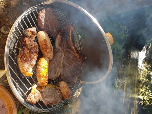 Imagem 3 de 5 de Churrasqueira Para Costado 40cm Diâmetro Em Inox 304