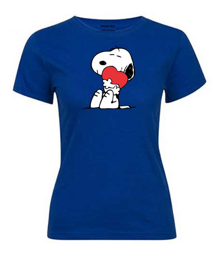 Polera Estampada Mujer Snoopy W