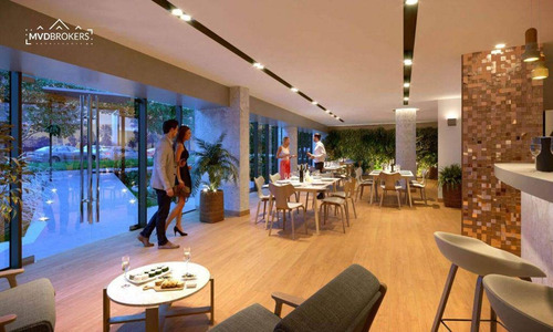 Imagen 9 de 27 de Torre Arenas T4 U715 | Venta Apartamento Monoambiente A Estrenar En Malvín Sur - Rambla - Premium - Full Amenities - Entrega Inmediata!