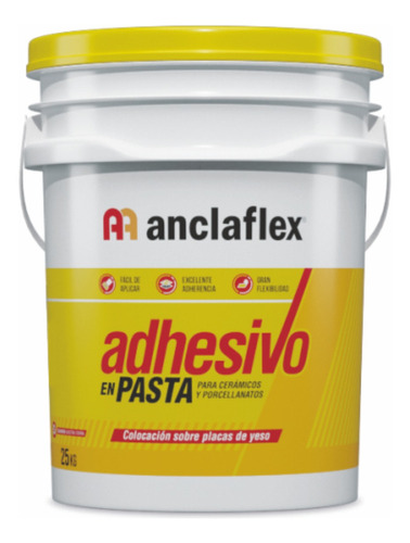 Adhesivo En Pasta Para Cerámicos Y Porcelanatos 25kg