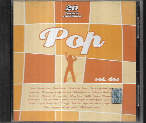 Banda Tributo Album 20 Buenas Canciones Pop Vol,2 Cd Nuevo