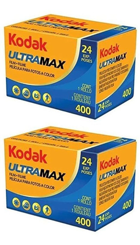 Kodak Ultramax 400 - Película Negativa (1,378 In, 24 Exposic