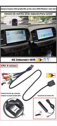 Zk Auto Estéreo Android Carplay Pantalla Para Mitsubishi