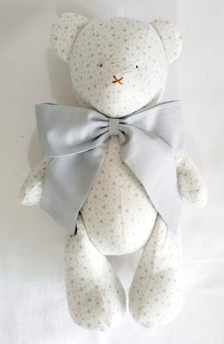 Imagem 7 de 7 de Urso Ursinho Peti Petá Veludinho Estampado 30cm