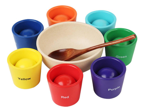 Bolas Em Copos Brinquedo Montessori Presentes Para O Dia Dos