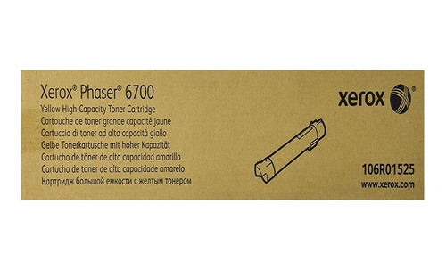 Toner Xerox Phaser 6700 Original // Negro Y Colores