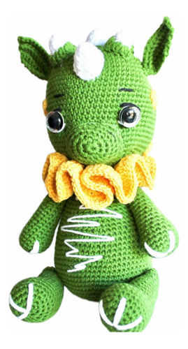 Dragón Amigurumi Crochet A Mano 22 Cm