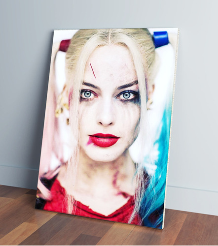 Cuadro 195 Harley Quinn, Margot 70x100 Mdf Memoestampados