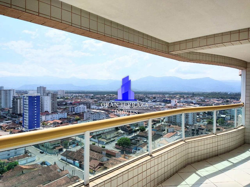 Apartamento Com 3 Dorms, Aviação, Praia Grande - R$ 450 Mil, Cod: 1108 - V1108