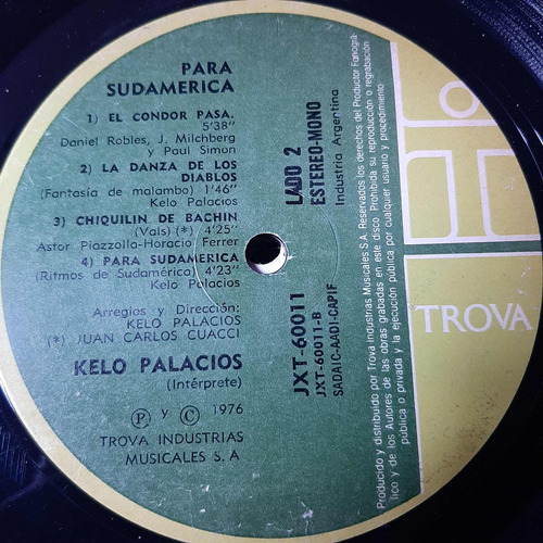 Sin Tapa Disco Kelo Palacios Para Sudamerica F0