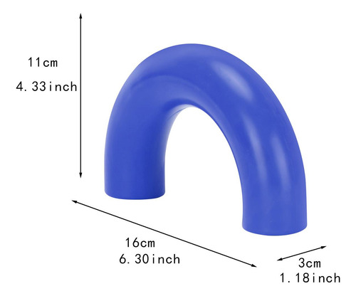 2x Ganchos De Remolque Cubre Piezas De Repuesto De Azul