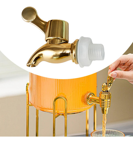 Dispensador De Agua Pout Jugo Dispensador De Reemplazo Oro