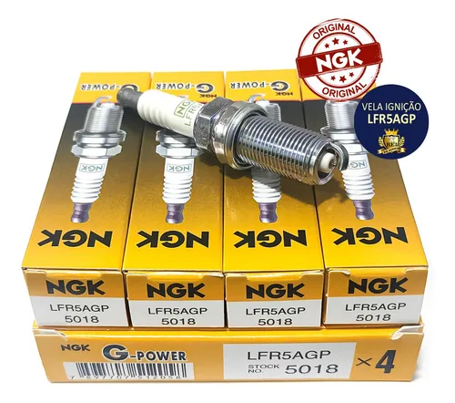 comprar Jogo De Vela Ngk Sonata 2.4 16v Gasolina Ou Gnv Desde 2010 Platinum Gpower Lfr5agp