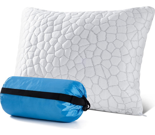 Qutool Almohada Pequeña Para Acampar Para Dormir, Almohada D