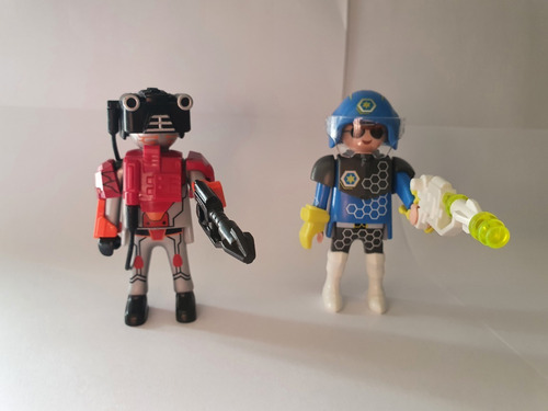 Figura De Playmobil  Policia Espacial Y Ladron