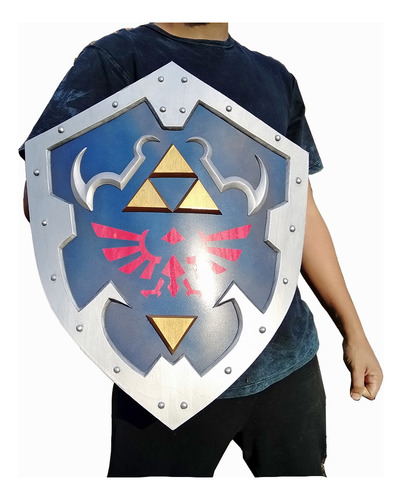 Escudo Zelda Hylian Shield Artesanal - Ocarina Of Time